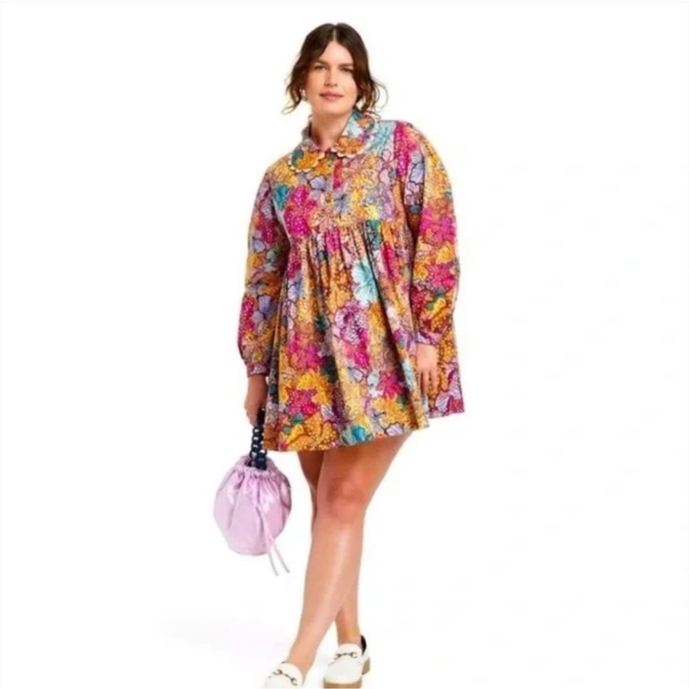 Kika Vargas Babydoll Dress
